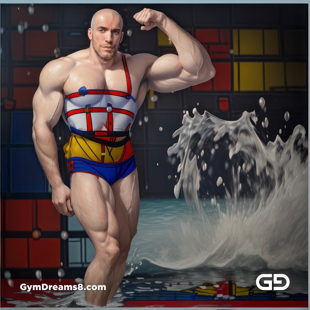 Mondrian Variation with Stable Diffusion