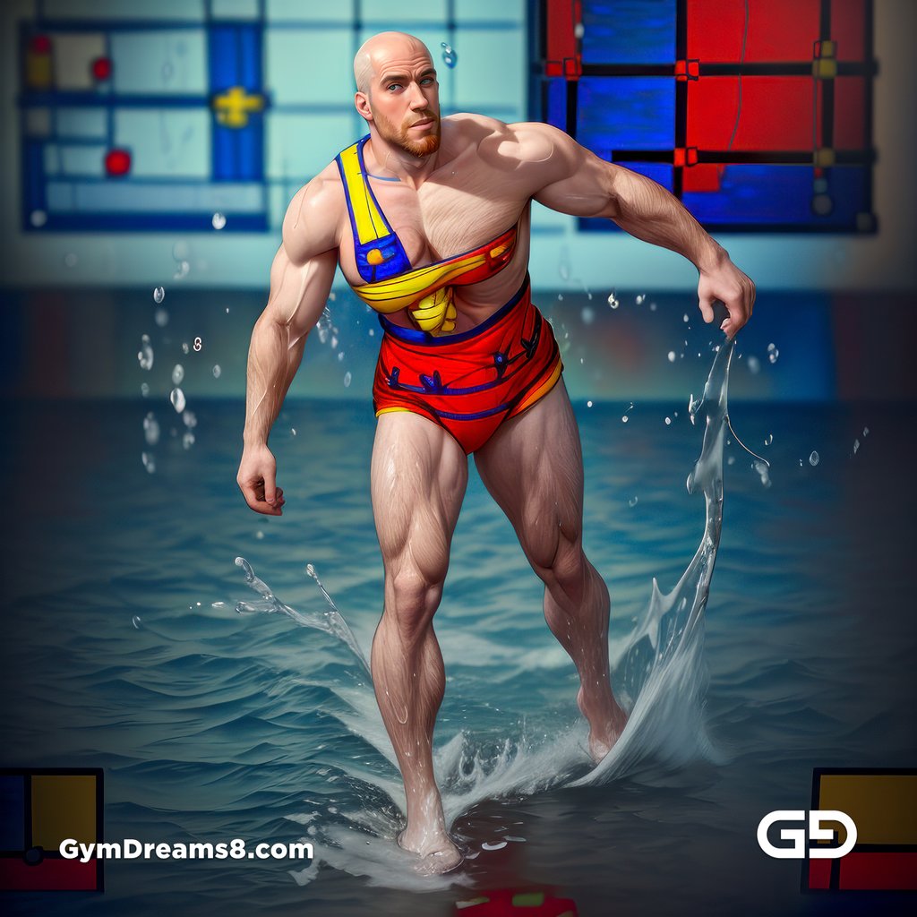 Mondrian Variation with Stable Diffusion