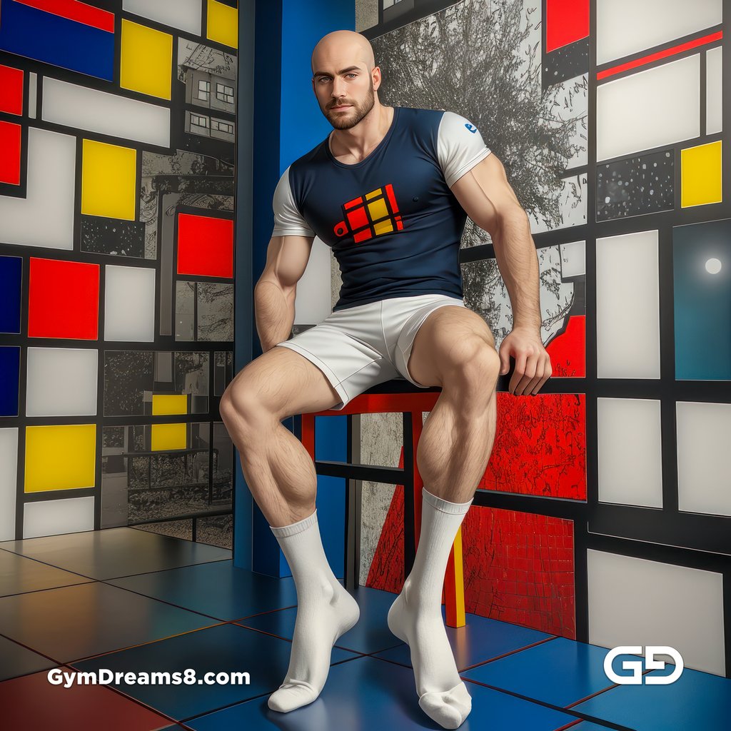 Mondrian Variation with Stable Diffusion