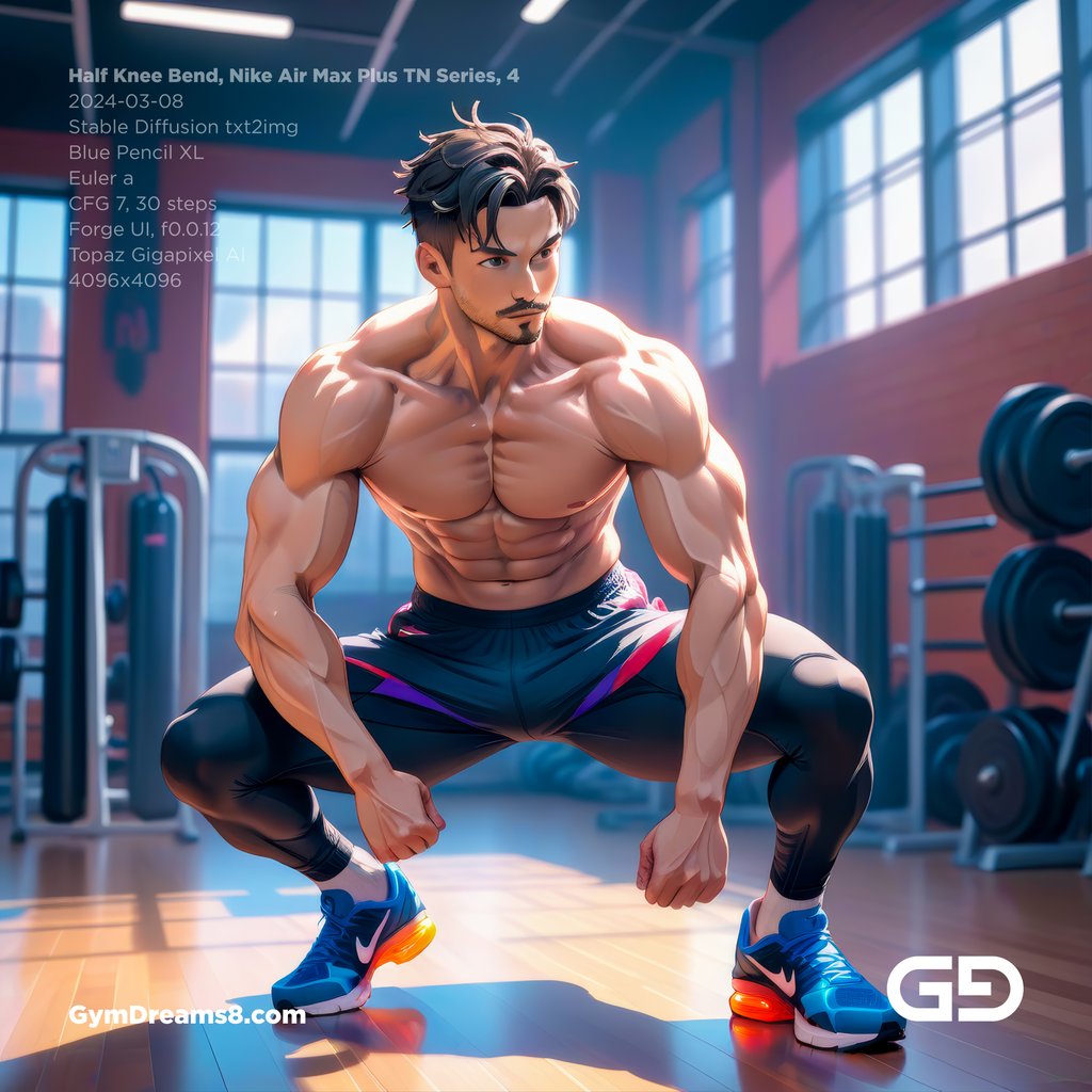 Half Knee Bend - Nike TN