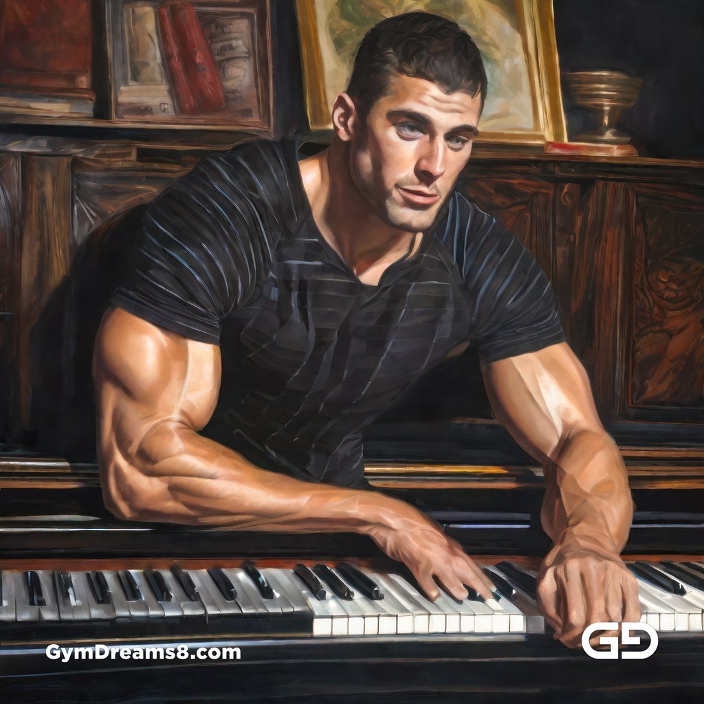 Piano, Stripes, Sneakers. Paintings, with Stable Diffusion and SDXL.