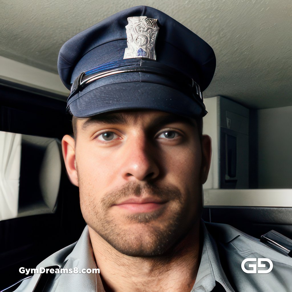 Police. Portraits of police officers, rendered as photographs with Stable Diffusion and Virile Reality v3 Beta.