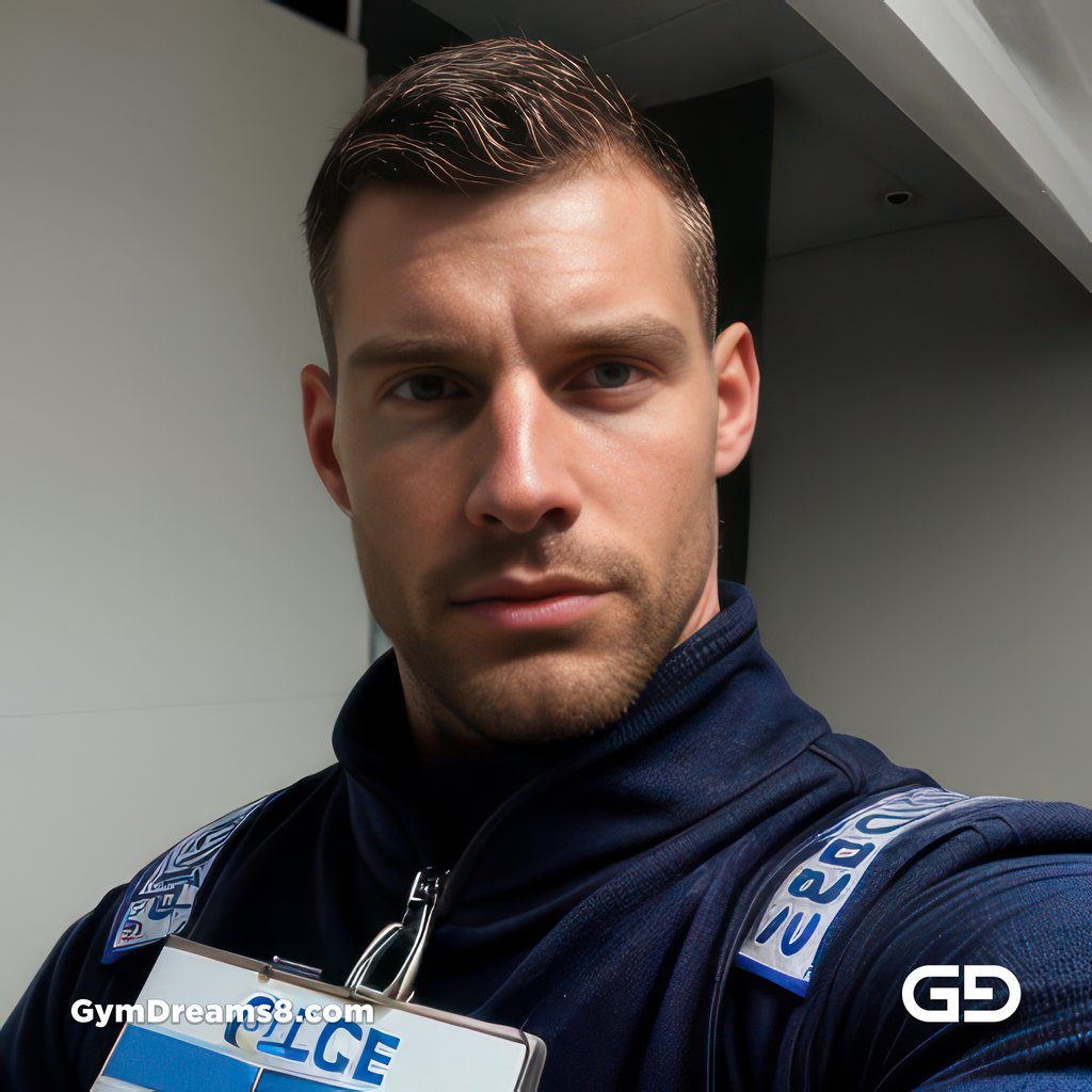 Police. Portraits of police officers, rendered as photographs with Stable Diffusion and Virile Reality v3 Beta.