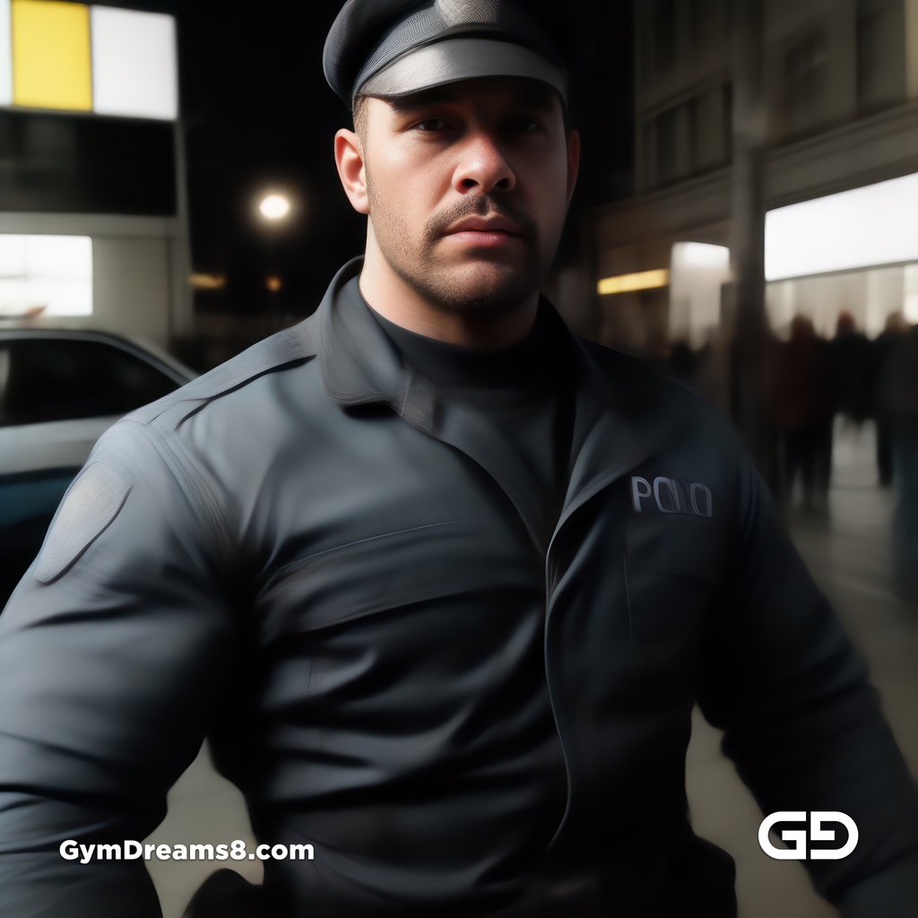 Police. Portraits of police officers, rendered as photographs with Stable Diffusion and Virile Reality v3 Beta.