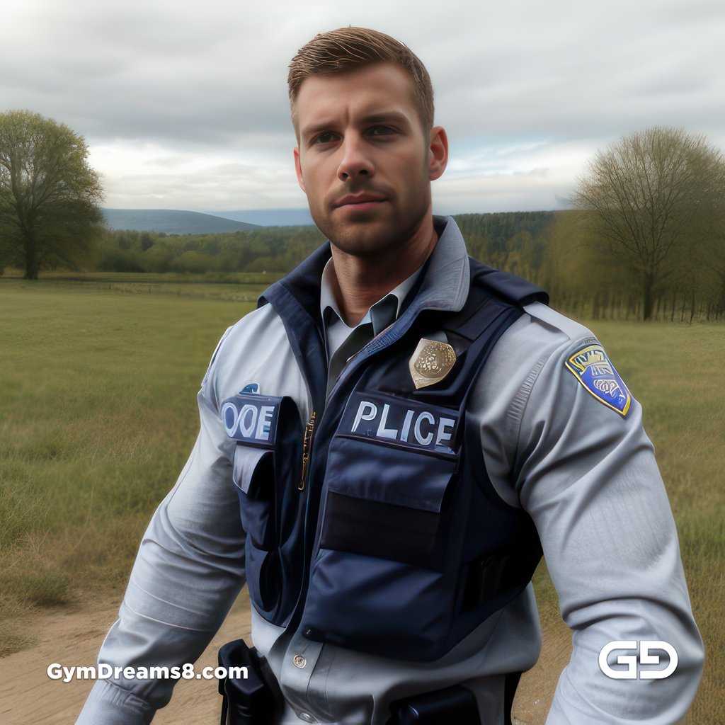 Police. Portraits of police officers, rendered as photographs with Stable Diffusion and Virile Reality v3 Beta.