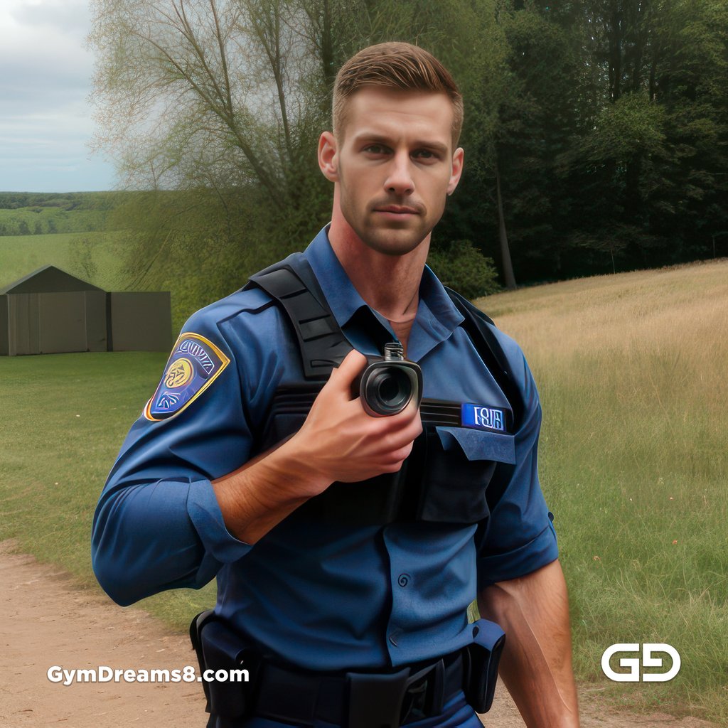 Police. Portraits of police officers, rendered as photographs with Stable Diffusion and Virile Reality v3 Beta.