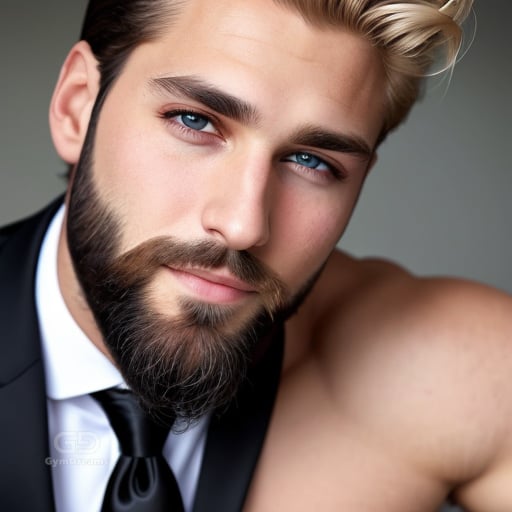 Dad and Boy, fully covered (safe), created with Stable Diffusion with Regional Prompter.