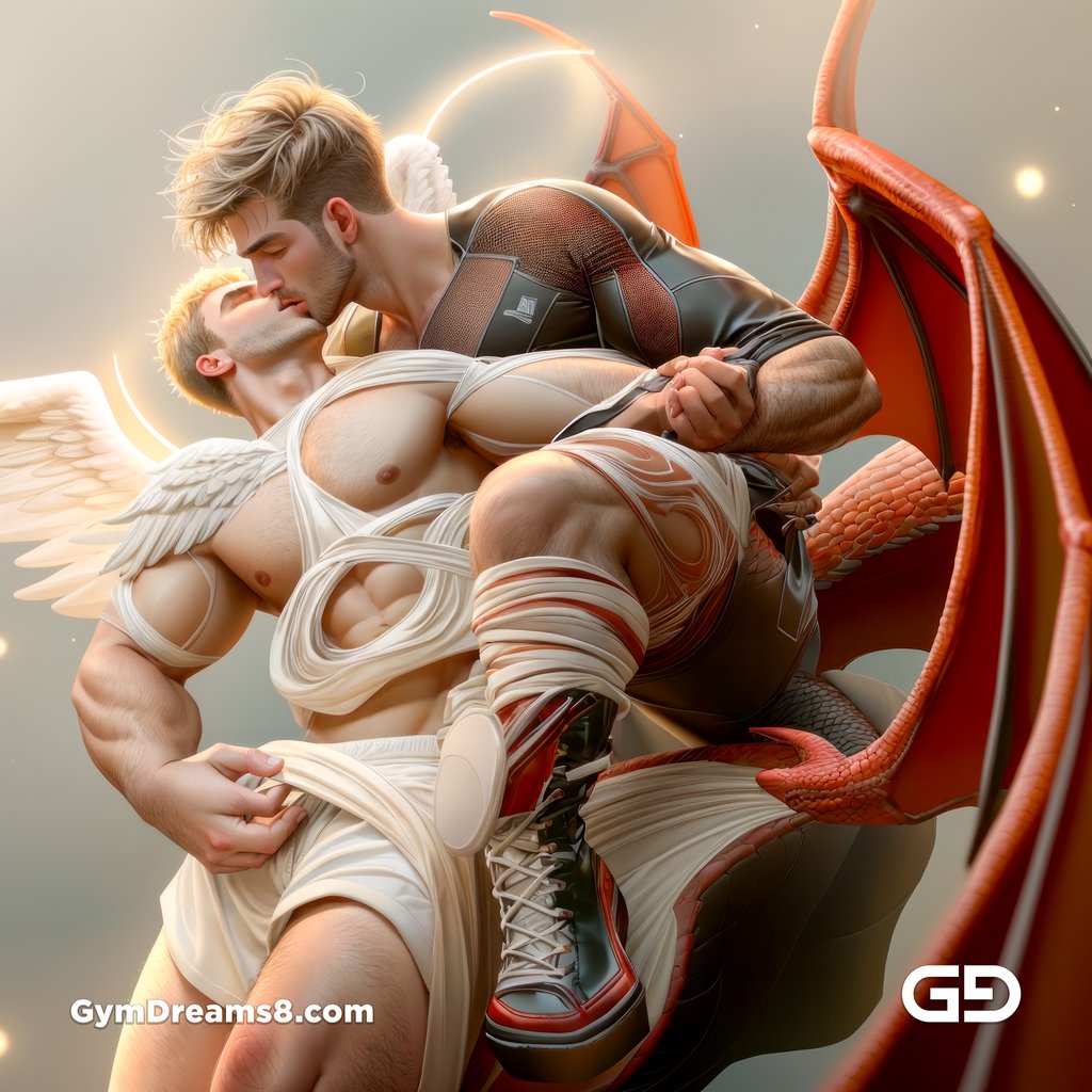 Angel and Demon, Metatron’s Cube. Sacred Geometry series. Stable Diffusion with Control Nets, Regional Prompter, and Airfuck’s Wild Mix.