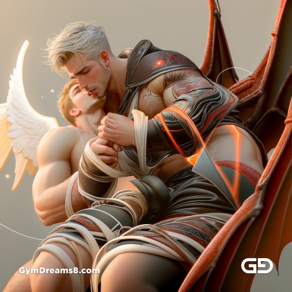 Angel and Demon, Metatron’s Cube. Sacred Geometry series. Stable Diffusion with Control Nets, Regional Prompter, and Airfuck’s Wild Mix.