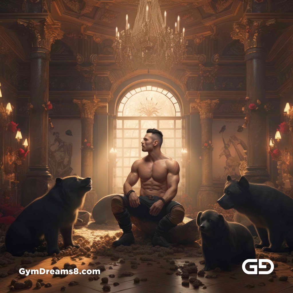 Teddy, Leather, Versailles. Rendered with Midjourney v5 and v5.1.