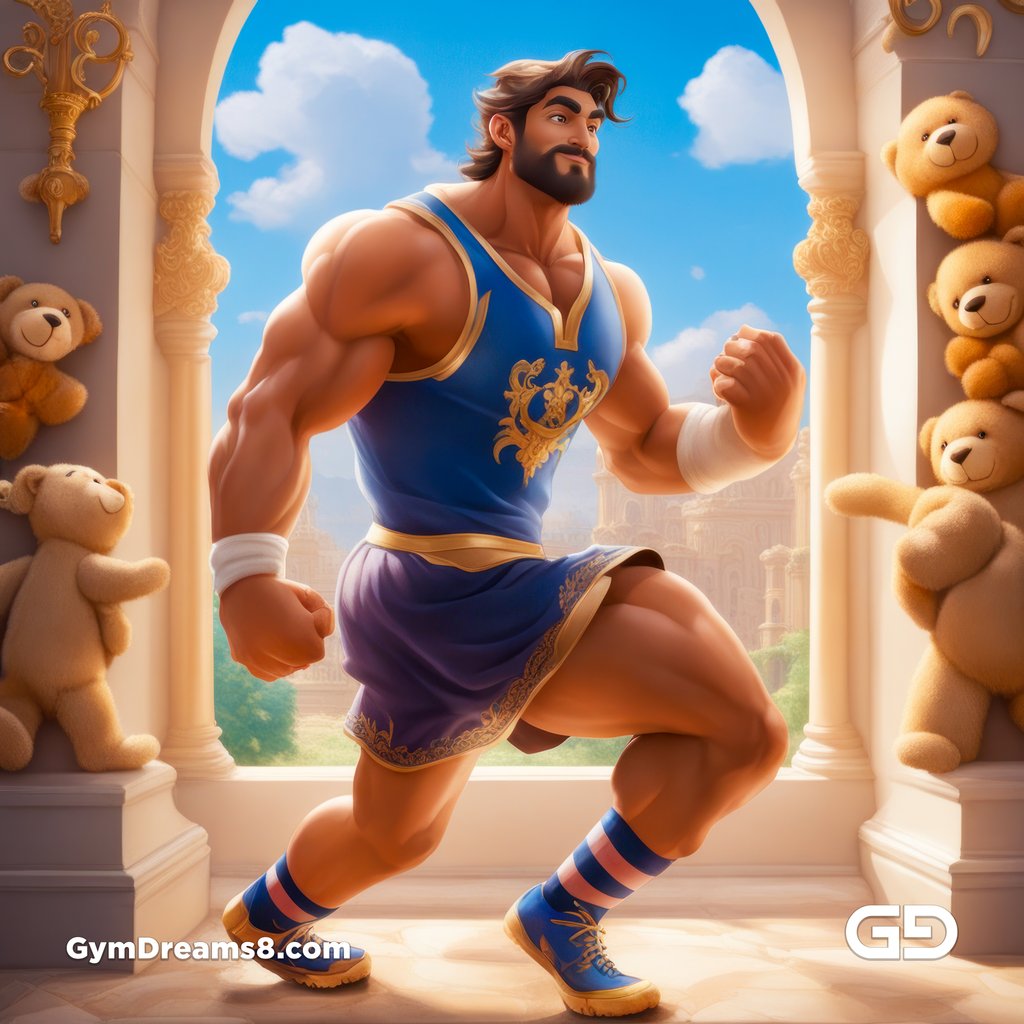 Teddy, Rugby, Stripes. Part 3. Men in long rugby socks with teddy bears. Rendered in Stable Diffusion with SDXL.