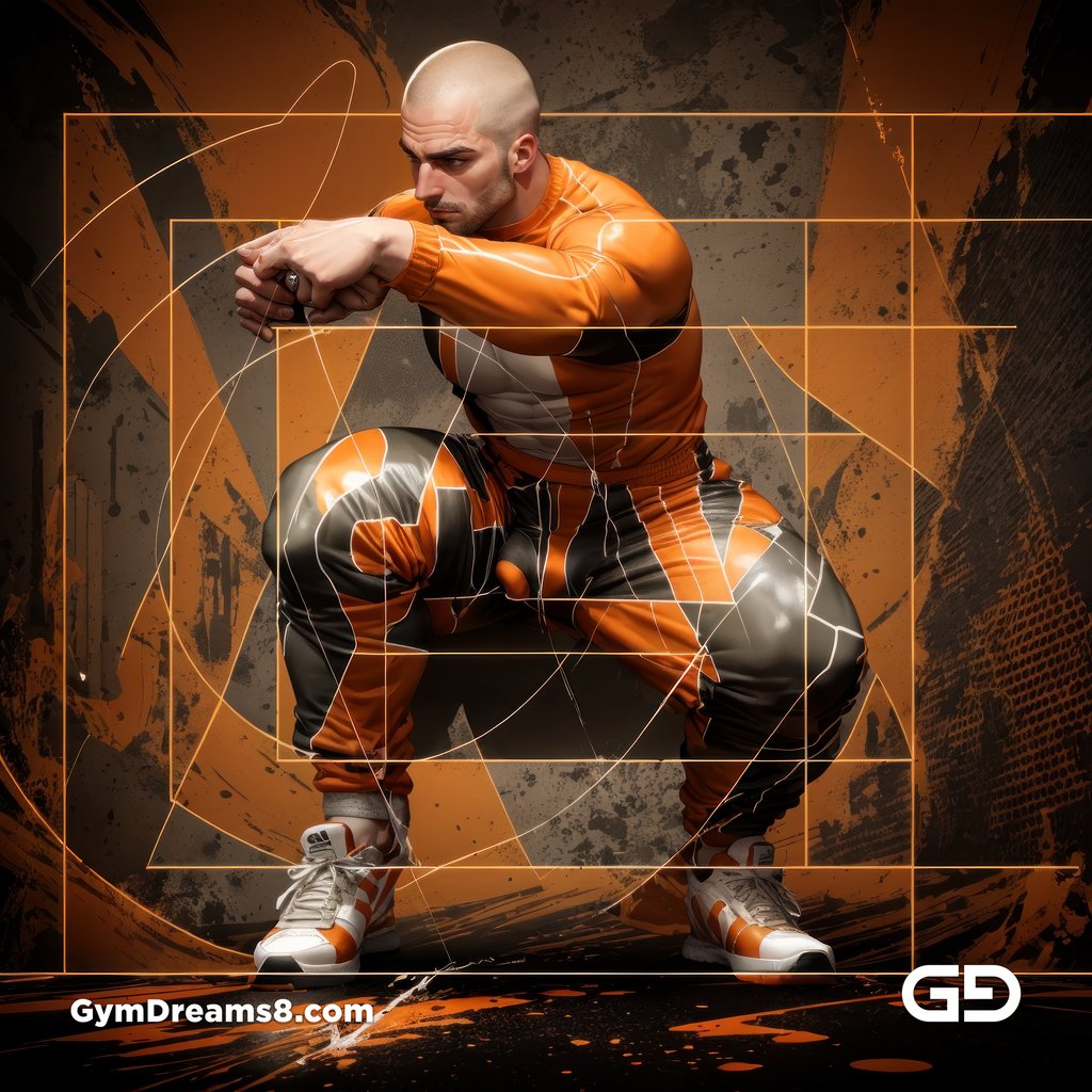 chav. Ink and Masculinity. Fusion of Abstract Expressionist Paint, Cubist Composition, Typography, and Male Figures, with Stable Diffusion and Airfuck’s Wild Mix.