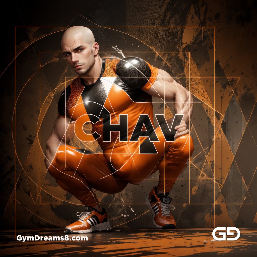 chav. Ink and Masculinity. Fusion of Abstract Expressionist Paint, Cubist Composition, Typography, and Male Figure, with Stable Diffusion and Airfuck’s Wild Mix.