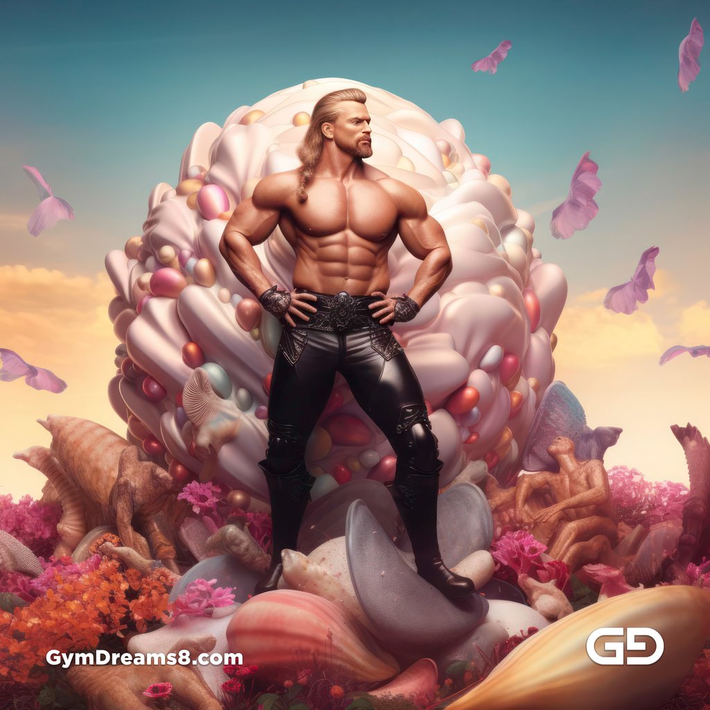 The Birth of Ken. After The Birth of Venus by Botticelli, with Midjourney.