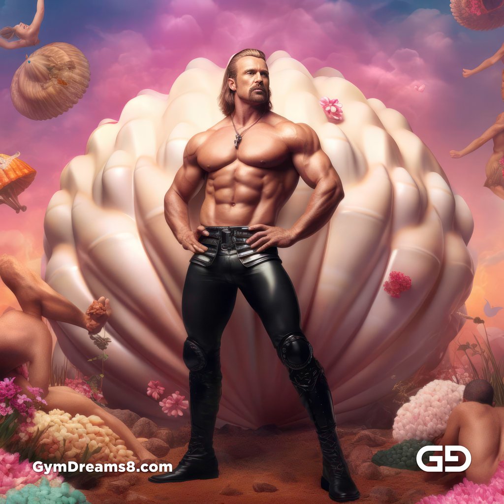 The Birth of Ken. After The Birth of Venus by Botticelli, with Midjourney.