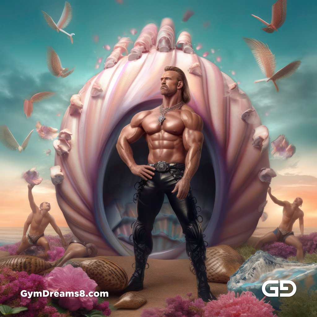 The Birth of Ken. After The Birth of Venus by Botticelli, with Midjourney.