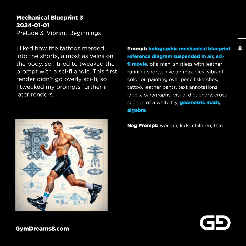 Mechanical Blueprint 3, Prelude 3 to Vibrant Beginnings. Stable Diffusion, Vibrant Horizon Turbo XL.