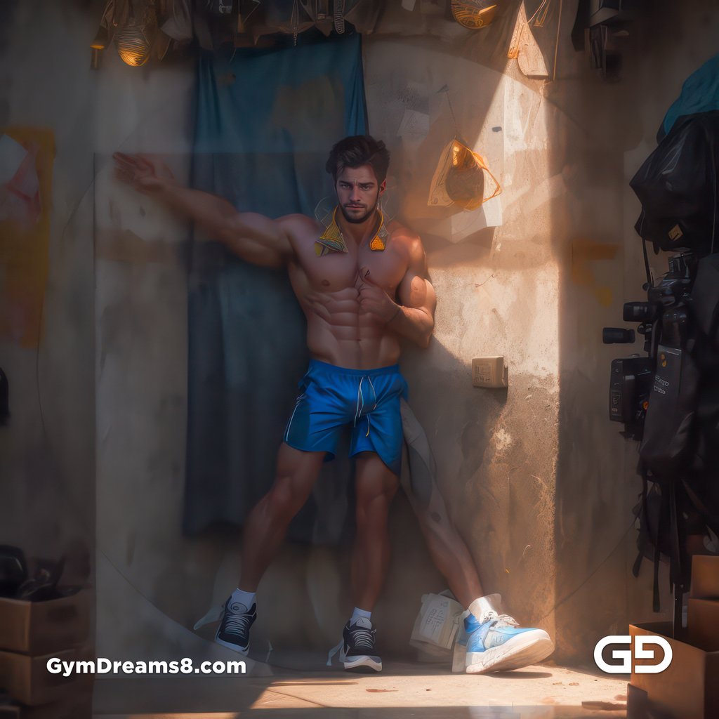 Vitruvian Man. After the Vitruvian Man c.1490 by Leonardo da Vinci. Rendered with Stable Diffusion, Airfuck’s Brute Mix, and Line Art Control Net.