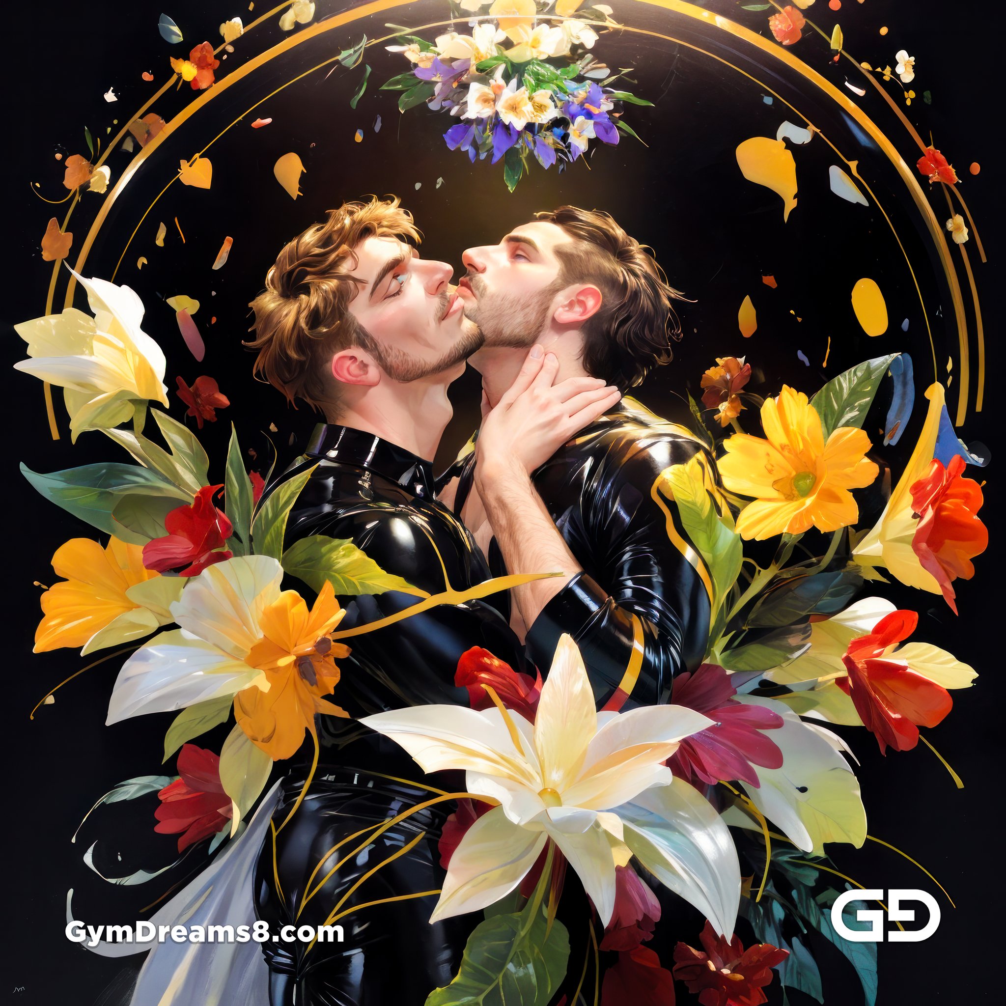 Flower Abstract Kiss - GymDreams8