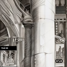 Architecture and Male Figures. Rendered with Stable Diffusion and SDXL.