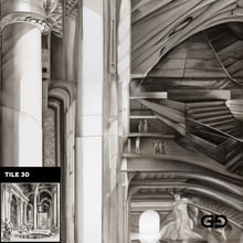 Architecture and Male Figures. Rendered with Stable Diffusion and SDXL.