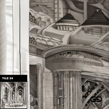 Architecture and Male Figures. Rendered with Stable Diffusion and SDXL.