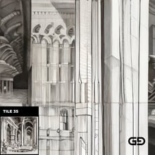 Architecture and Male Figures. Rendered with Stable Diffusion and SDXL.