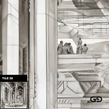 Architecture and Male Figures. Rendered with Stable Diffusion and SDXL.