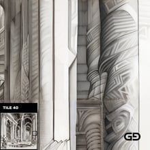 Architecture and Male Figures. Rendered with Stable Diffusion and SDXL.