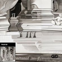 Architecture and Male Figures. Rendered with Stable Diffusion and SDXL.