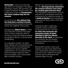 Benbowhh, Rainbow, Flowers, Abstract Expressionism