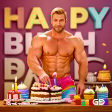 Happy Birthday to Me 2023. Stable Diffusion with QR Code control net.