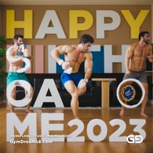 Happy Birthday to Me 2023. Stable Diffusion with QR Code control net.