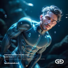 Underwater Superhero. Teal, Blue, Orange Accent. Midjourney, Stable Diffusion, and Airfuck’s Wild Mix.