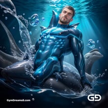 Dolphin Blues - Bubbles Series 8