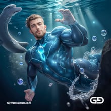 Dolphin Blues - Bubbles Series 8