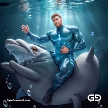 Dolphin Blues - Bubbles Series 8