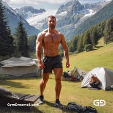 Camping at the Swiss Alps. Stable Diffusion Photography with SDXL + Virile Reality 3 Beta 3.