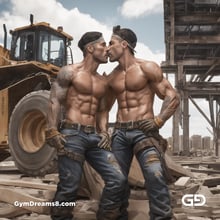 Construction 1, gdmjley style. Photorealistic paintings. Stable Diffusion, SDXL, Custom LoRA.