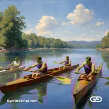 Crew. Paintings in the style of American Realism. Stable Diffusion with SDXL.