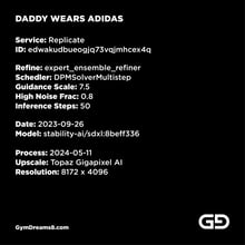 Daddy wears Adidas