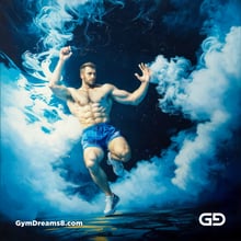 Dance / Run. Photorealistic paintings of men running, Stable Diffusion with Virile Reality