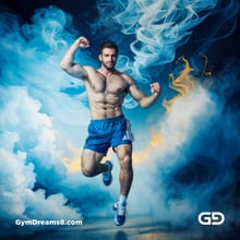 Dance / Run. Photorealistic paintings of men running, Stable Diffusion with Virile Reality