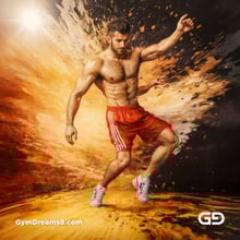 Dance / Run. Photorealistic paintings of men running, Stable Diffusion with Virile Reality