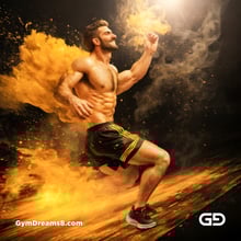 Dance / Run. Photorealistic paintings of men running, Stable Diffusion with Virile Reality