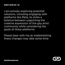 Don’t Give Up: How content moderation systems work, and what it means to you as a gay artist