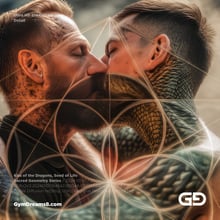 Kiss of the Dragons, Seed of Life, Sacred Geometry series. Stable Diffusion, SDXL, control nets.