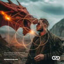 Kiss of the Dragons 2, Seed of Life, Sacred Geometry series. Stable Diffusion, SDXL, control nets.