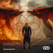 Kiss of the Dragons 2, Seed of Life, Sacred Geometry series. Stable Diffusion, SDXL, control nets.