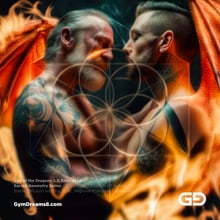 Kiss of the Dragons 2, Seed of Life, Sacred Geometry series. Stable Diffusion, SDXL, control nets.